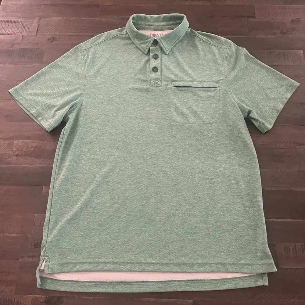 MENS DULUTH TRADING CO. RELAXED POLO SHIRT